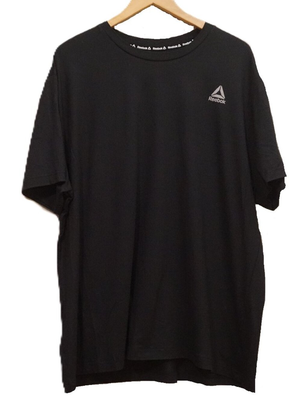 Reebok Black Classic Delta Core Short Sleeve Athletic Tee Men’s XXL Soft Stretch